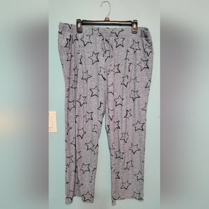 Lucky Brand | Women's Lounge Pants | Light Blue, Star Design
